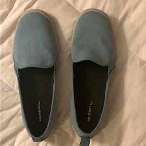 Merrell blue smoke flats 9